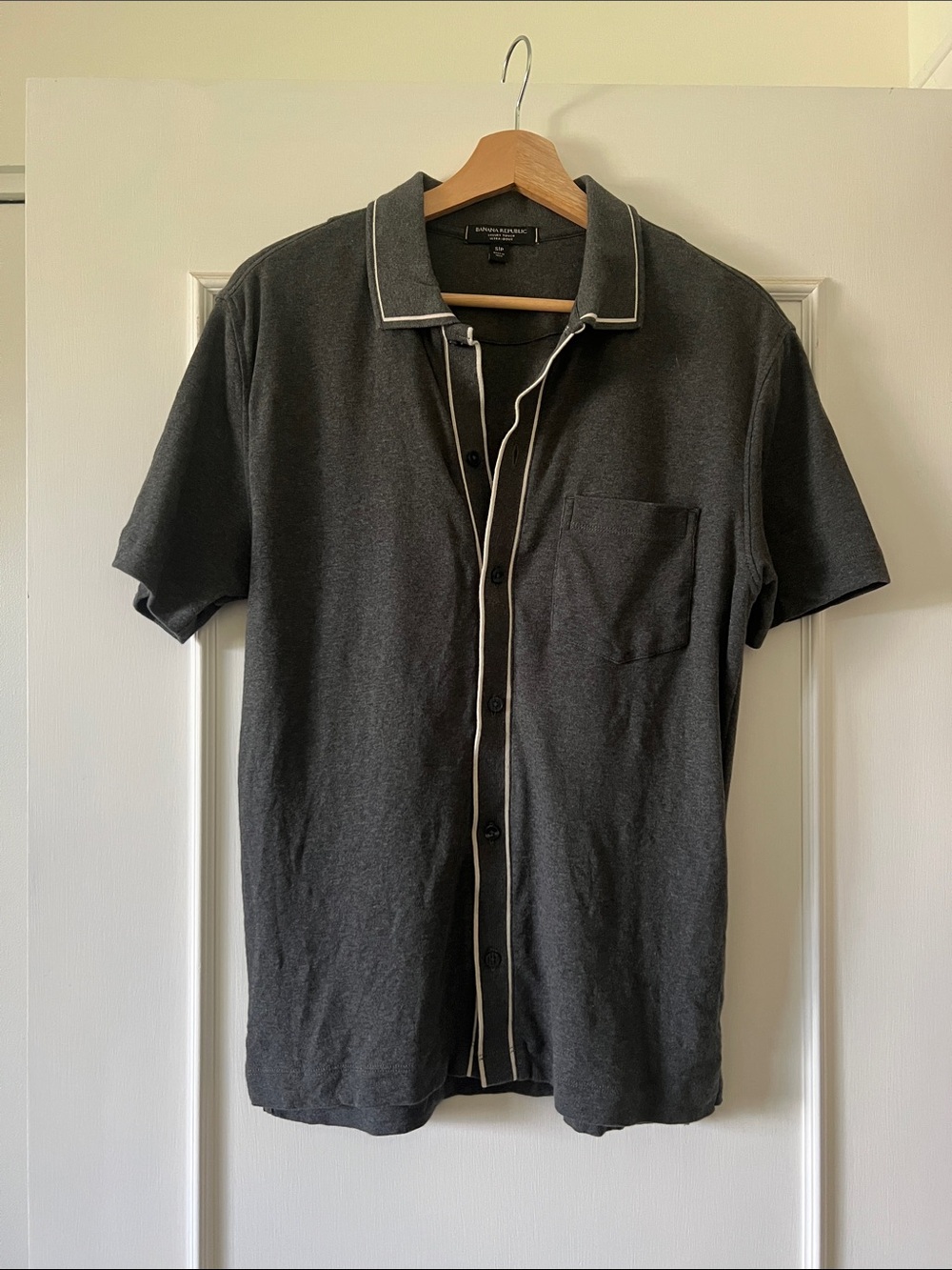 Banana Republic Short-Sleeved Button Shirt